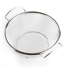 Strainer on white background